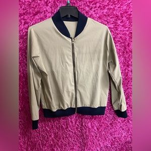 beige summer jacket